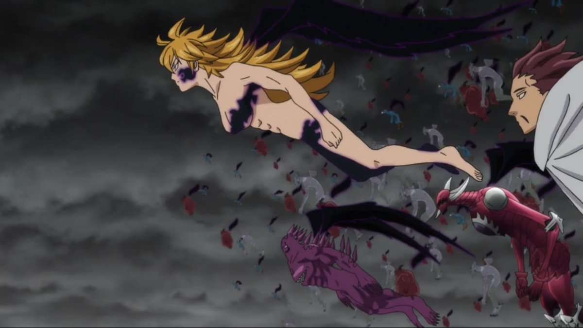 сариэль аниме 7 смертных грехов. аниме 7 смертных грехов сезон 2 элизабет. семь грехов зомби 4. демоны из аниме семь смертных грехов. семь смертных грехов шазам.