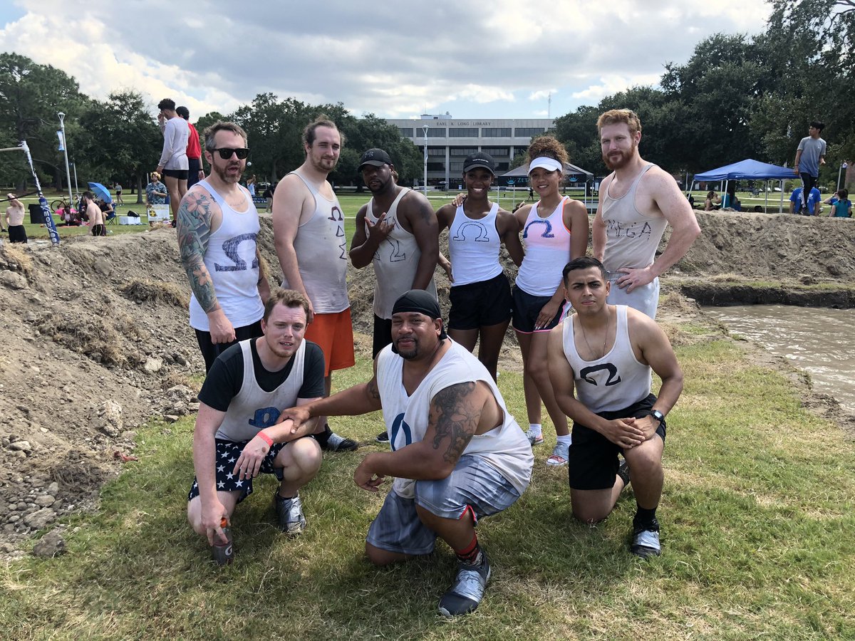 odslaa's tweet photo. Omega Delta Sigma In the house !!! We had so much fun at #unoswampball #unoproud #teamwork 💙💙 @ University of New Orleans https://t.co/UEDKGVs0RR