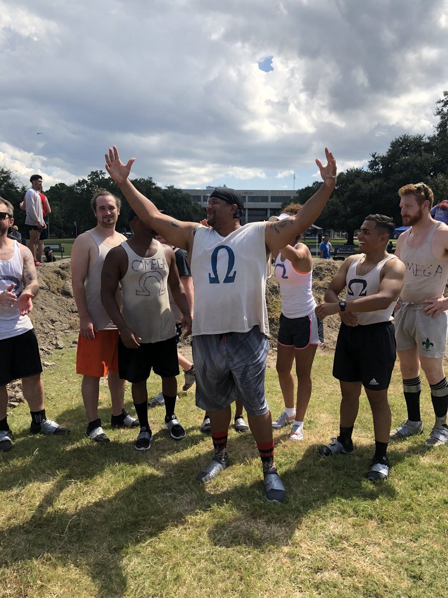 odslaa's tweet photo. Omega Delta Sigma In the house !!! We had so much fun at #unoswampball #unoproud #teamwork 💙💙 @ University of New Orleans https://t.co/UEDKGVs0RR