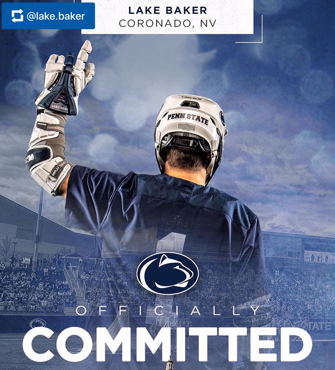 Faceoff_Academy's tweet photo. HUGE congrats to #FOANS17 2021 division national champion Lake Baker on his commitment to @pennstatemlax ! The Nevada native and @WcsLacrosse product has been a world beater on the club circuit. #hwpo #goforward https://t.co/I7A91jMD12