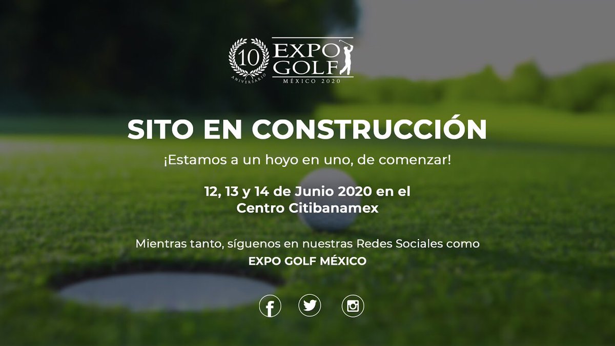 ExpogolfArg's tweet image. ⚠️¡Ey!⚠️ Todos los que han preguntado, estamos trabajando en nuestra página web, haremos un portal digno de los 10 años de #ExpoGolfMéxico🏌🏽‍♂️ #ExpoGolf2020⛳️

Mientras tanto, ya pueden ir confirmando su asistencia en el evento oficial, en Facebook 🗓⬇️
facebook.com/events/5062245…