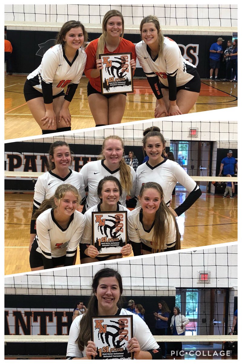 OGvball's tweet image. Went undefeated at the Knob Noster Invitational today...a day full of great play &amp;amp; great communication! S/O to our mini student section today for their support! #GoPanthers #annhilationnation #seniors #juniors #sophomore