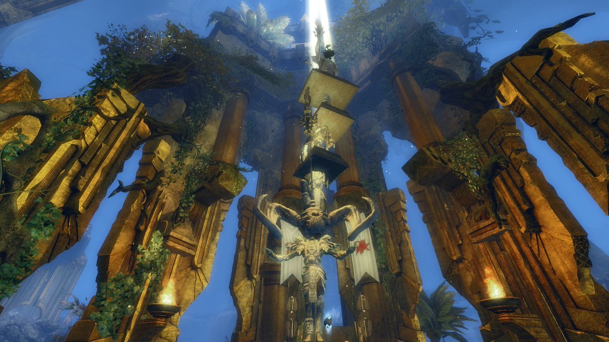 Silverlight's tweet photo. Step one: get a Guild Hall. Step two: build a bar. Step three: ..'decorations' #Gw2 #GuildWars2 #Quaggan https://t.co/pJFsMKpdv3
