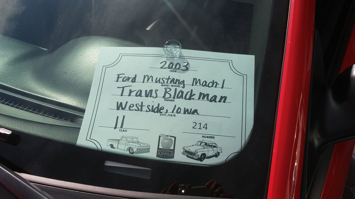 CarlsonMaranda's tweet image. Travis this is why we are taught to put spaces between letters ... Especially with a last name like that...#applefestcarshow #woodbineiowa #spacesmatter
