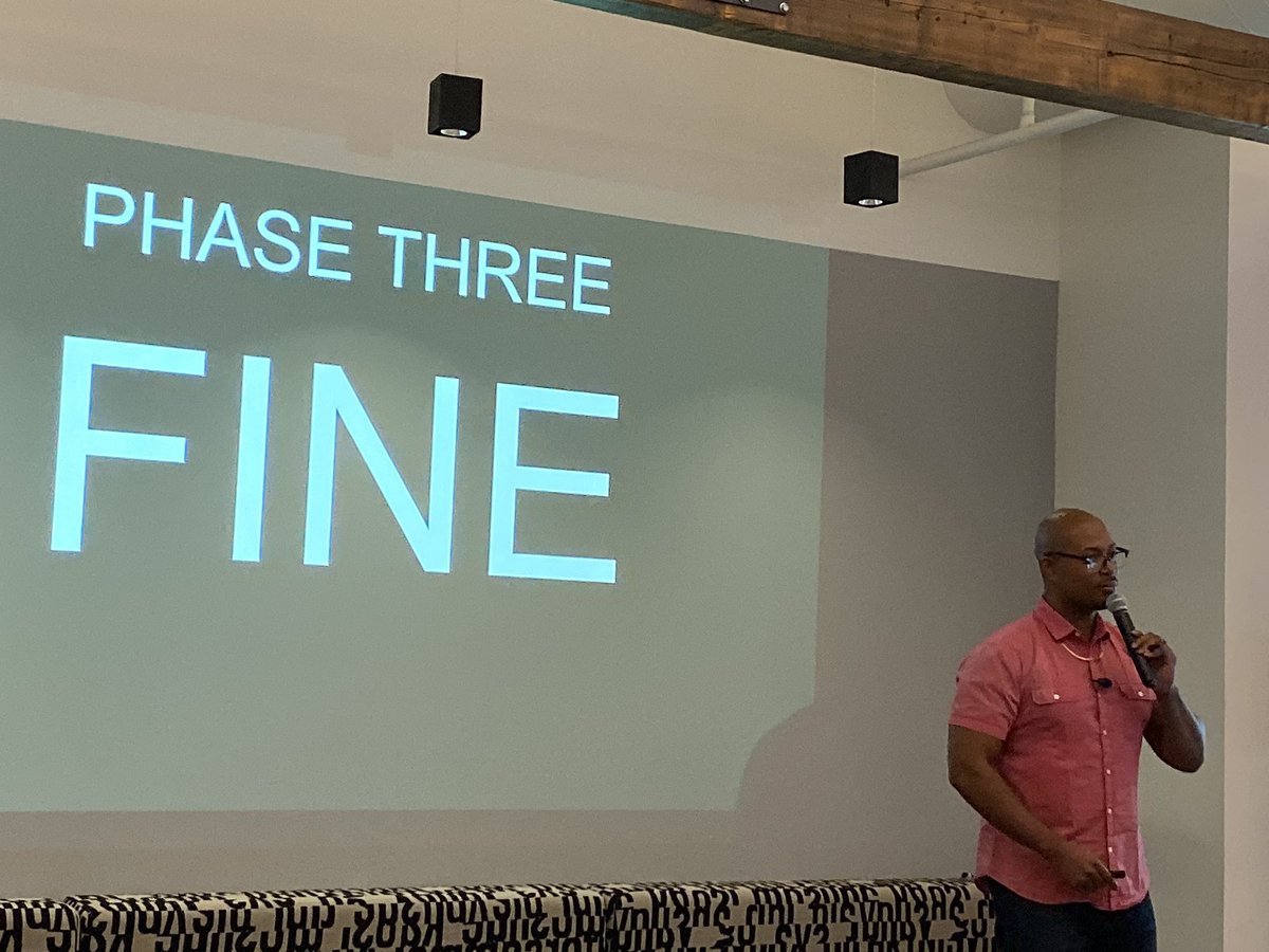 loooorenanicole's tweet photo. “With the same resent of parents who respond FINE ... in my my mind I incorrectly compared [the success of someone who hadn’t earned their spor] to those that have wrongly won a race,” @marktechson on evolving thinking evaluating what it means to be technical. #PromptConf2019 https://t.co/e4o3IXJ8WQ