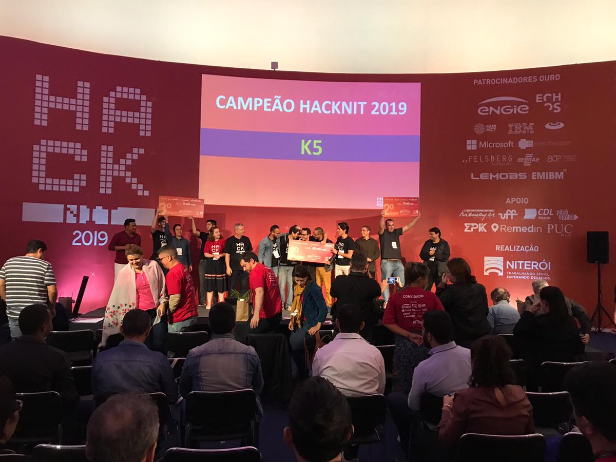 NiteroiPref's tweet image. O #Hacknit chegou ao final. Parabéns às equipes vencedoras!
1° lugar: K5
2°: Zeus
3°: IME
#curtoniteroi #niteroi