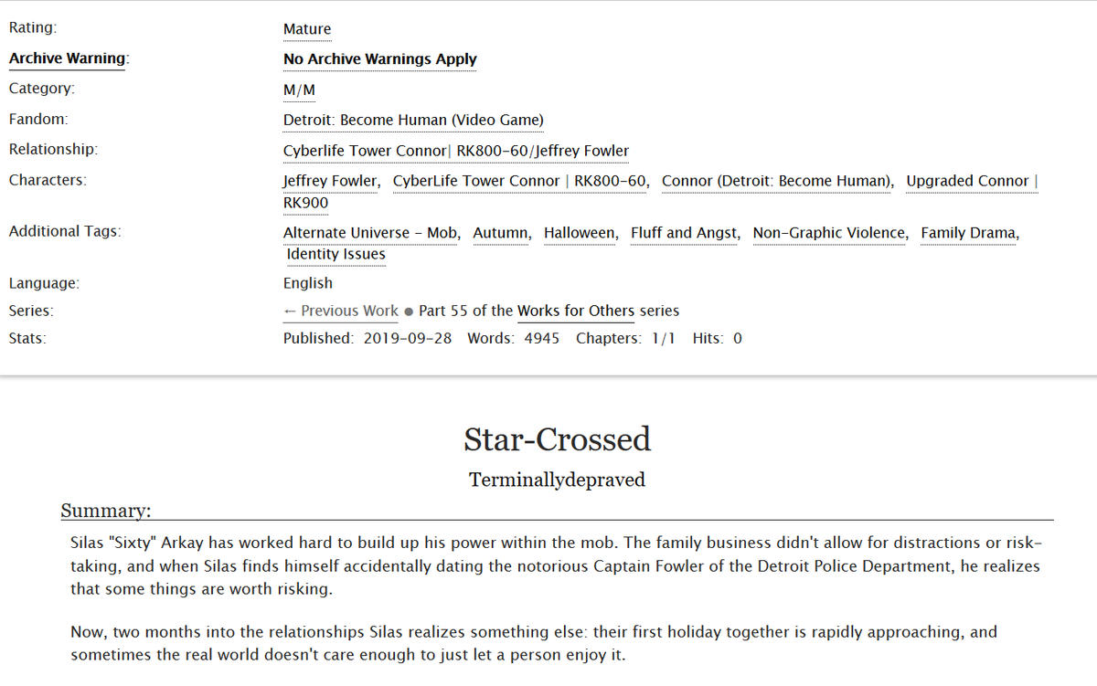tdcloud_writes's tweet photo. my new #fowler60 fic Star-Crossed is up on ao3! shoutout to @gildedfrost for the patronage <3 come get yall pumpkin spice flavored mafia aus and if you enjoy it, check out my patreon or kofi too! links on my profile! https://t.co/26eFiI1nnF https://t.co/fFY7hOPDJh
