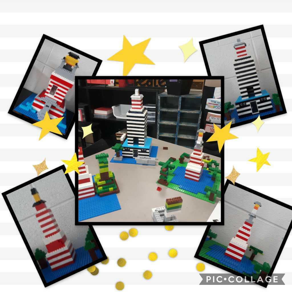 Just a few of <a href="/PESDragons/">Pepperell Elementary</a> lighthouses cooperatively made by art students this week.  They have been used in observational drawing centers and at our 4th grade Leadership Breakfast.  <a href="/teripendley/">Sa$quatch</a>