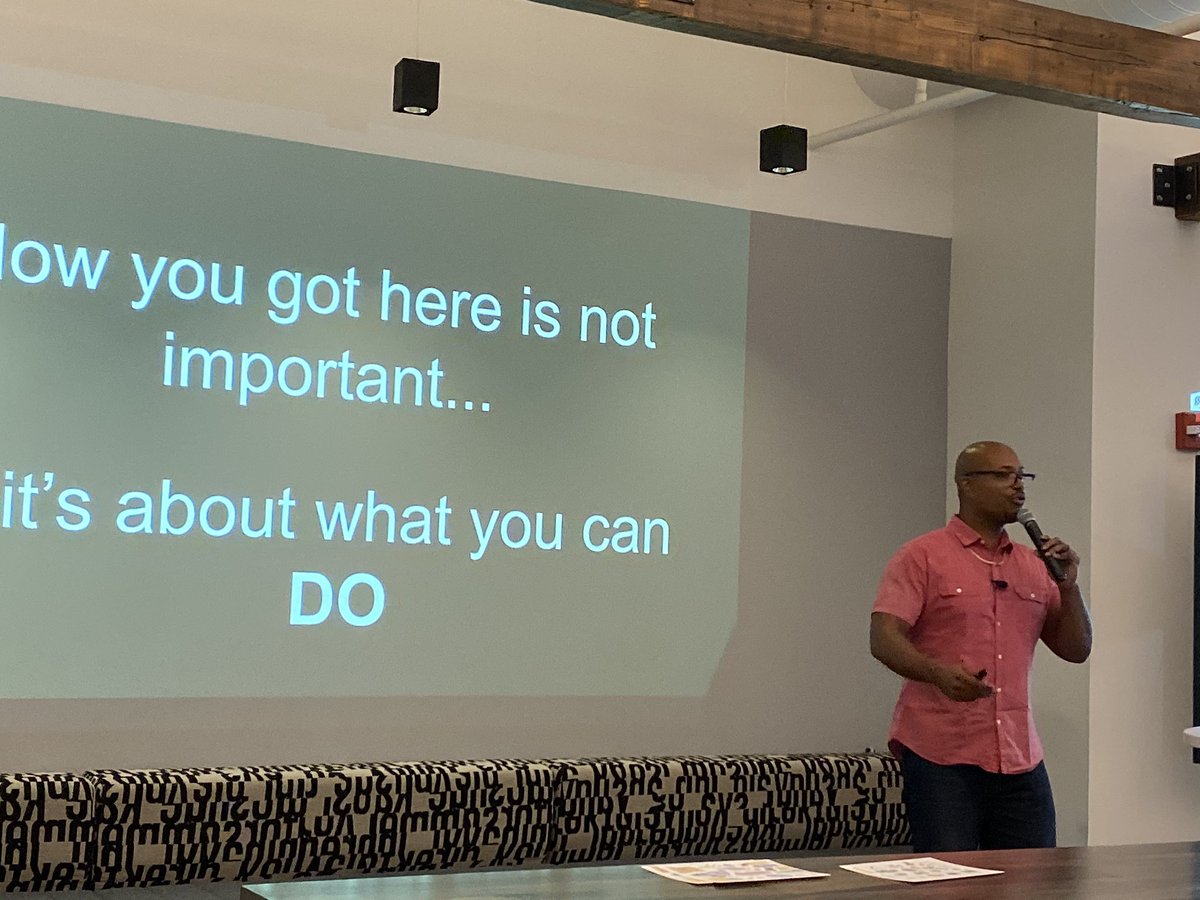 loooorenanicole's tweet image. YES! I am here for this. As a proud #DevBootcamp grad who has gone on to do many a thing, I can’t emphasize this enough. Being in tech is about ingenuity, informed by our lived experiences, teaching us it’s about what we can do not hypothetically do. #promptconf2019 @marktechson