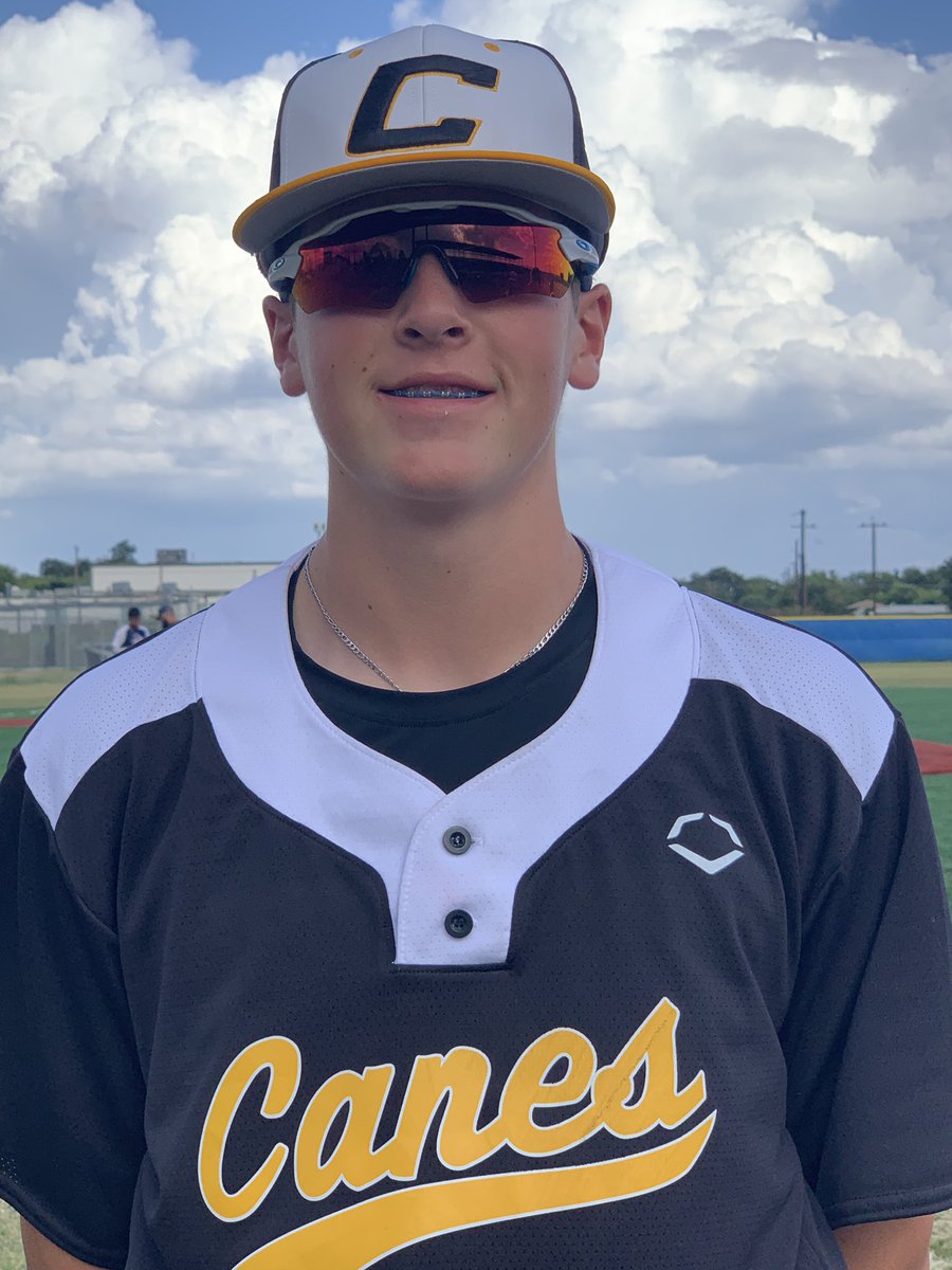 FiveTool's tweet image. @FiveToolSTX F: TX USA Baseball 18U vs. @canessouthwest 18U Light
PoG: Kyle Robinson 2-3, 3B, 2B, 3 RBI
Notables: Trevor Beckwith 2-2, R
Damian Legaspe 1-3, 2 RBI