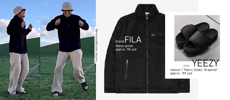 fleece fila jacket