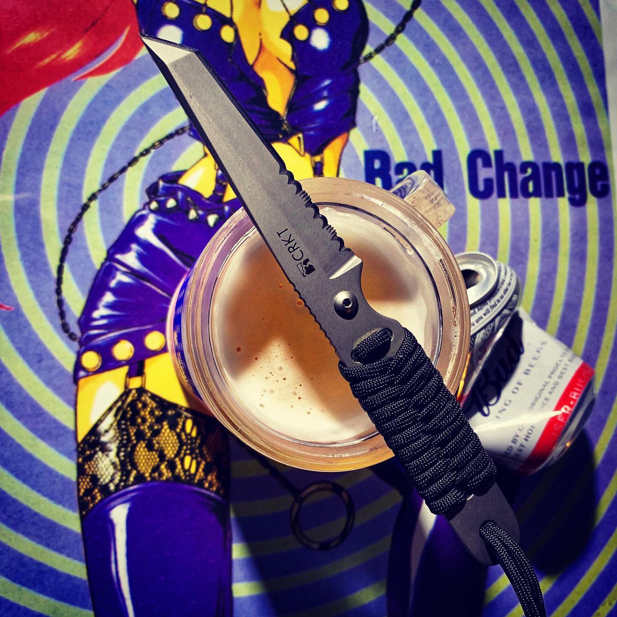 LGDL2's tweet photo. Sex, Bud and STIF K.I.S.S. #CRKT #ColombiaRiverKnifeandTool #EdHalligandesign #sexyblade #knifeporn #bladeporn #bladeaddict #knifeaddict #edcknife #EveryDayCarry #usamadeblade #knifedefense  #Budweiser https://t.co/gonnzZqXYE