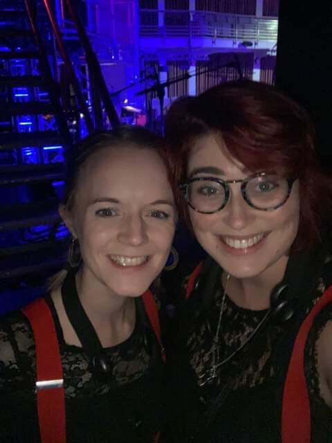 jltommo's tweet photo. What a fabulous week we’ve had playing Chicago at @grangetheatre My favourite musical growing up and it was SO much fun to play! I also want the red braces to be a permanent addition to my wardrobe! #reedsection #pitband #chicago https://t.co/AnhPKwUtUB