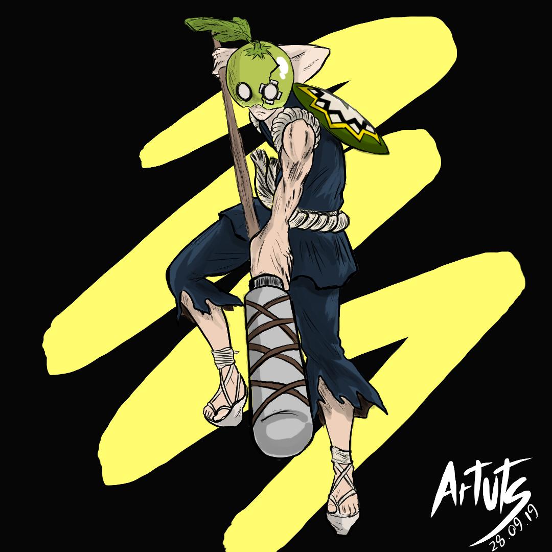 artuts_'s tweet photo. Nem parece que foi eu que fiz esse desenho, fui surpreendido pela minha própria habilidade!! O.O
Inspirado no episódio dessa semana de #DrSTONE
.
Melon Head Warrior
.
.
#drawing #anime #manga #kinrou #suika #digitalart #fanart https://t.co/cTiKbDuSFD