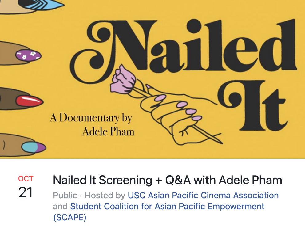 scentofthedelta's tweet photo. Put this in your calendar: https://t.co/8Z2BHekacI @NailedItDoc #Vietnamese #VietnameseAmerican #documentary #supportindiefilm. #AdeleFreePham is an amazing woman & filmmaker #womendirect #WOCdirect https://t.co/HQYpi3OAnN