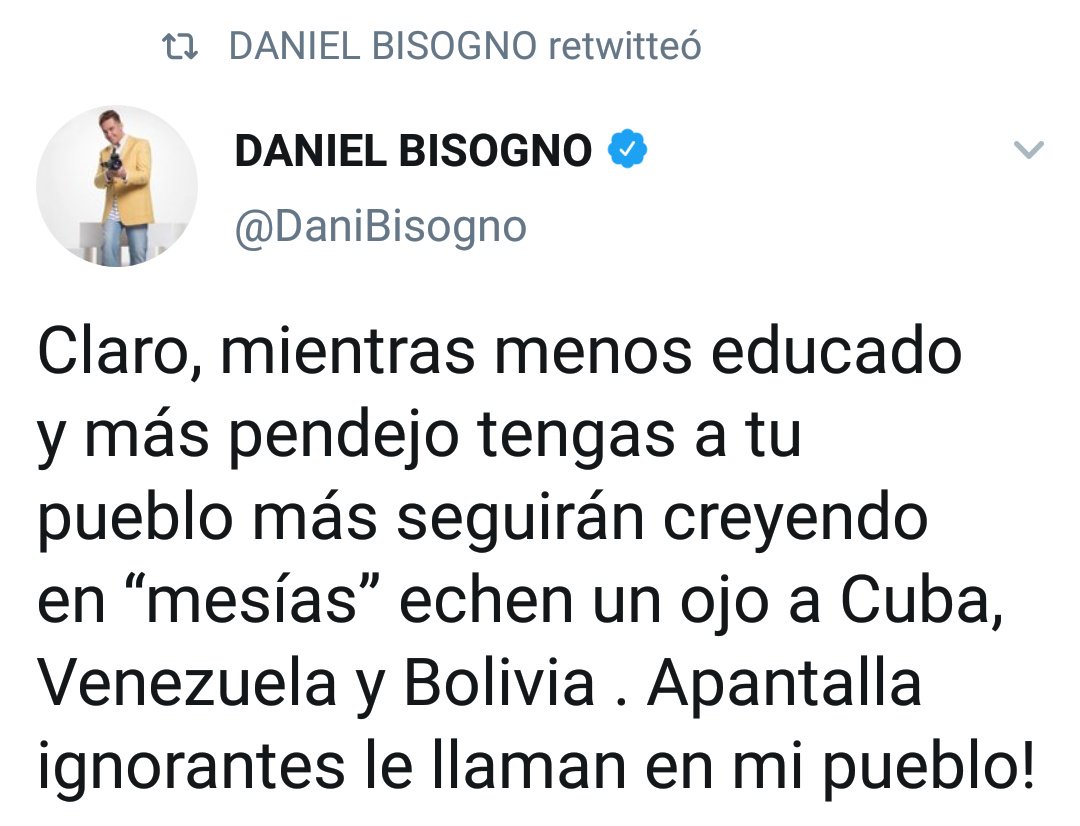 ProfesorChairo's tweet photo. "Pueblo menos educado y más pendejo". Descripción gráfica. https://t.co/k3r7CegwJA