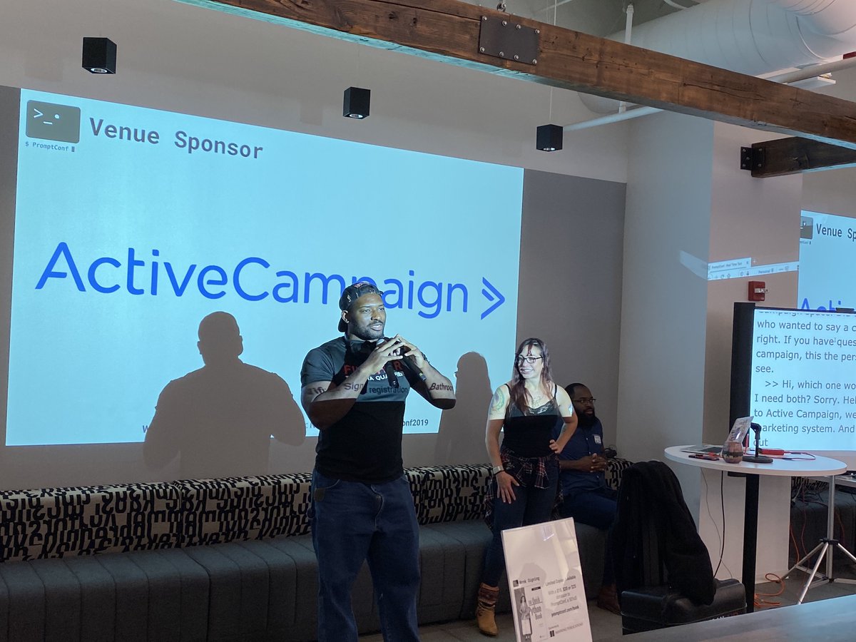 promptconf's tweet photo. That's a wrap for #promptconf2019! Thank you to our host @activecampaign π https://t.co/Yzbw1QAvMi
