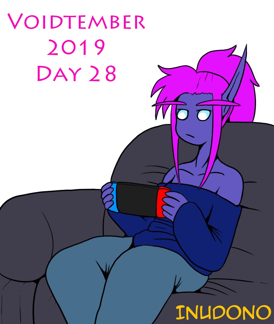 Inudono19's tweet image. #voidtember Day 28- Relaxing

Ain't got no time to raid.

#worldofwarcraft #Voidtember2019 #artistsontwitter