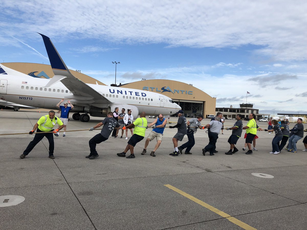 Another successful plane pull in the books. Way to go teams - Cleveland Rocks! <a href="/pamelapollak/">Pamela Pollak</a> <a href="/weareunited/">We Are United</a> <a href="/DDomitrovits/">Drew Domitrovits</a> <a href="/Auggiie69/">Lori Augustine</a> @jacquikey #winningthelines