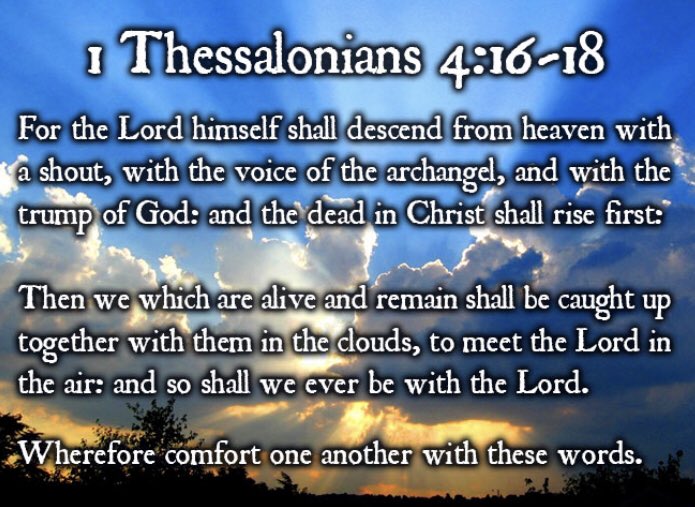 One day soon that Trumpet shall sound... and Jesus will descend from Heaven to pick us up and take us home!!! Who’s ready!???  #JesusIsComingBack #JesusIsLord #JesusSaves