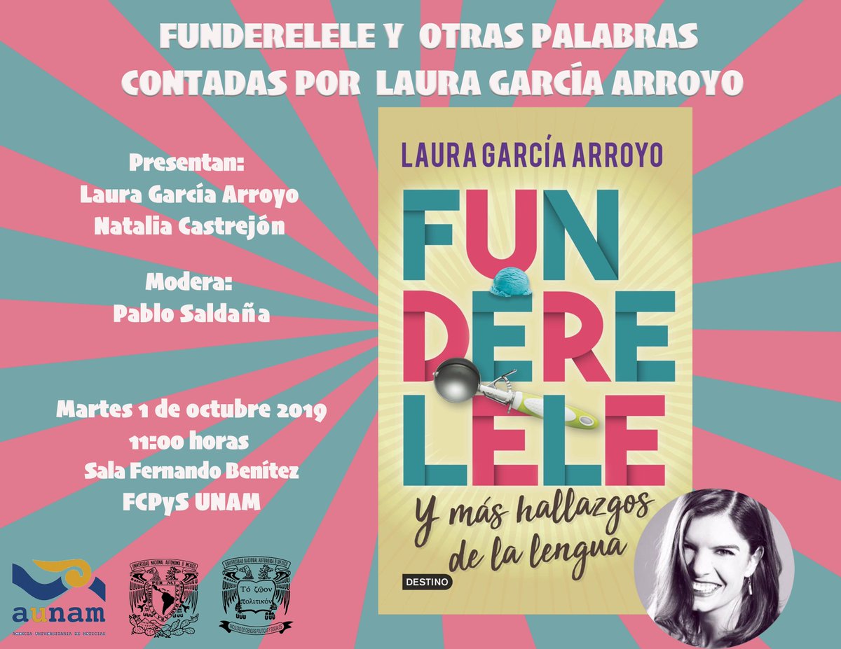 UNAM_FCPyS's tweet photo. Funderelele y otras palabras contadas por Laura García Arroyo
|| #AUNAM #FCPyS #UNAM https://t.co/6j7s9iPOwC
