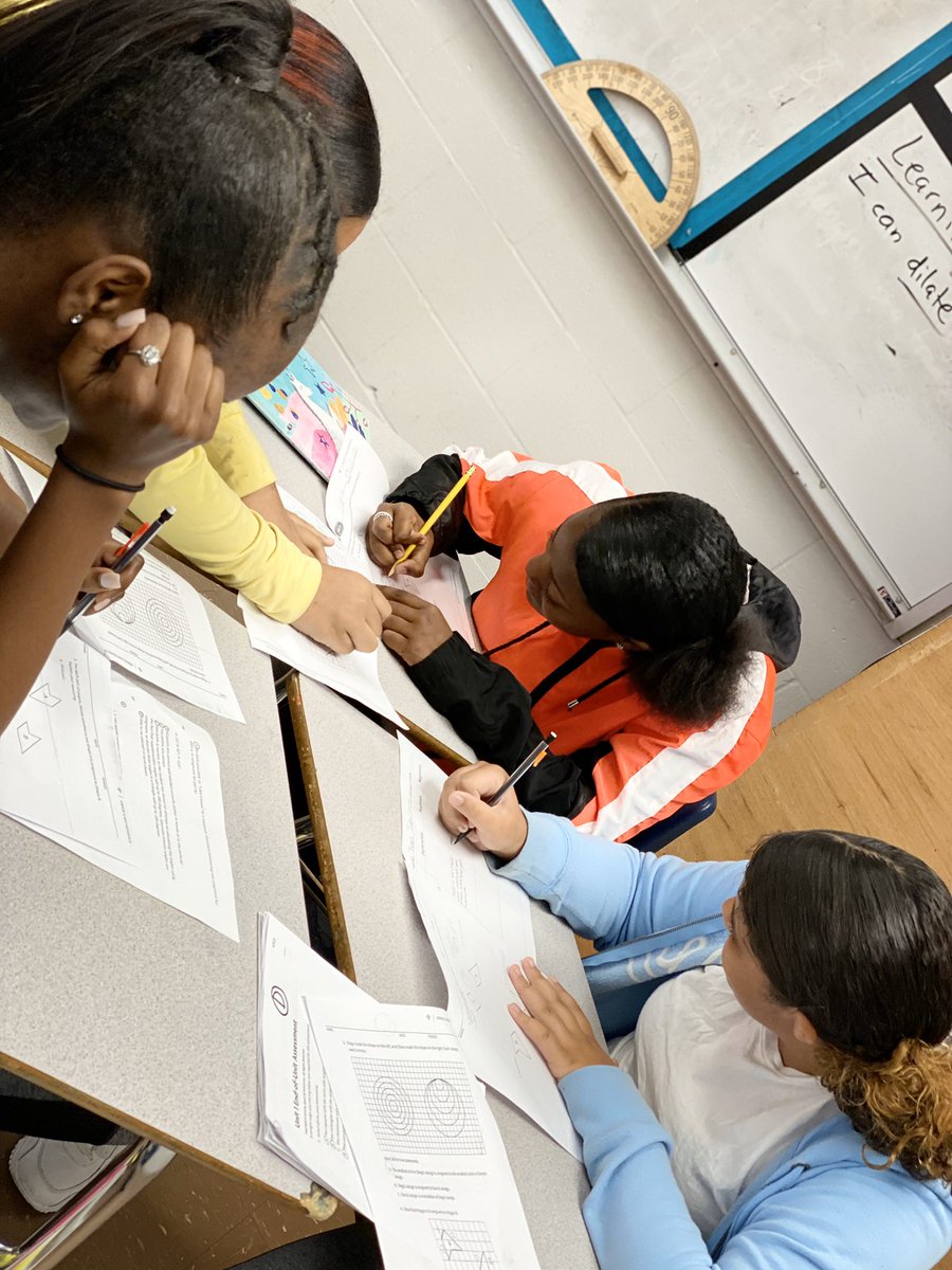 GossomsMathKidz's tweet photo. Some of our scholars using a rubric and graphic organizer to grade a few of our 8th graders Unit 1 tests. Which are Distinguished, Proficient, Apprentice, and Not yets?#knowmoore #8thgrade https://t.co/ATh9ATBx12