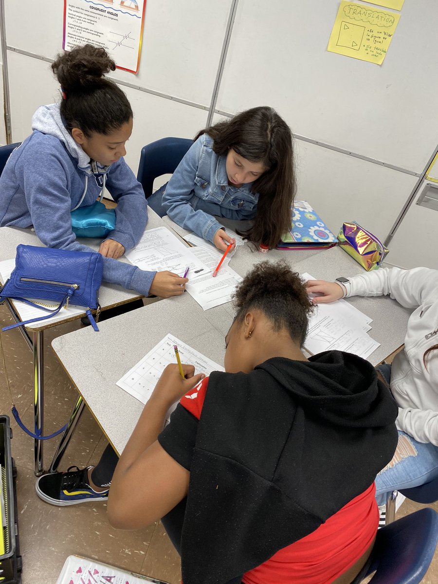 GossomsMathKidz's tweet photo. Some of our scholars using a rubric and graphic organizer to grade a few of our 8th graders Unit 1 tests. Which are Distinguished, Proficient, Apprentice, and Not yets?#knowmoore #8thgrade https://t.co/ATh9ATBx12