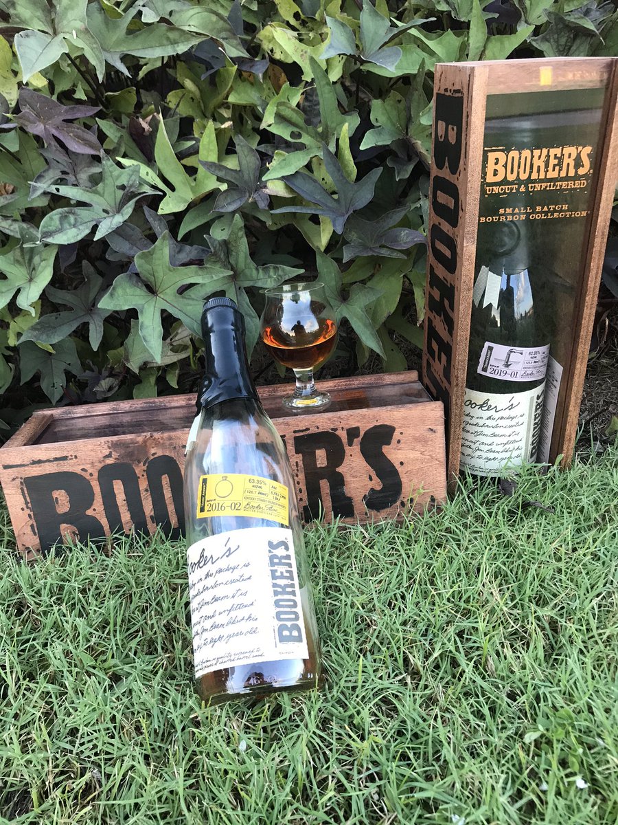 JBRAY694fun's tweet photo. Day 27 of #30DaysofBourbon with #Bookers 2016 125.7 proof @JumBeam during #BourbonHeritageMonth. As always #drinkingcurious with @BourbonBanter. What’s in your glass ? https://t.co/ikclZCGXTh