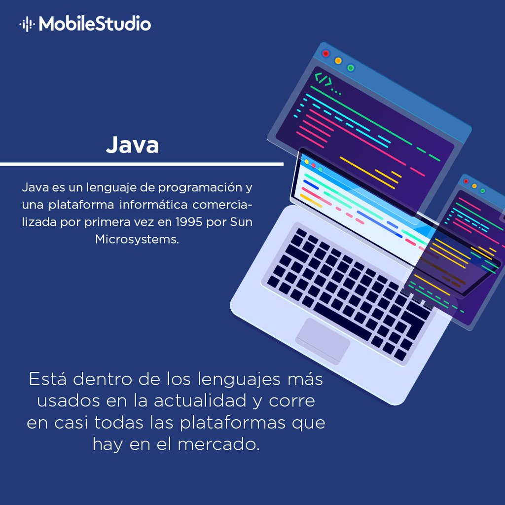MobileStudioMx's tweet image. Java el lenguaje más genial!! ya lo ¿conocías?🤓💡
#hacktheworld
#porqueprogramaciòn
#Java
#elmejor