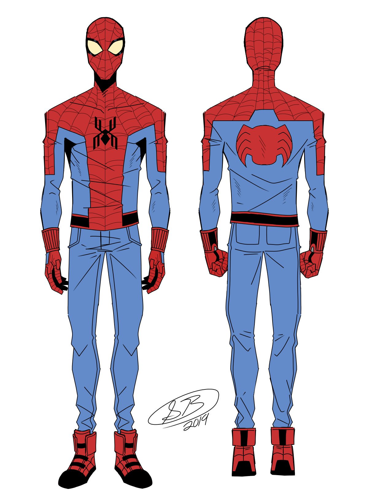 Spider-man Model Sheet