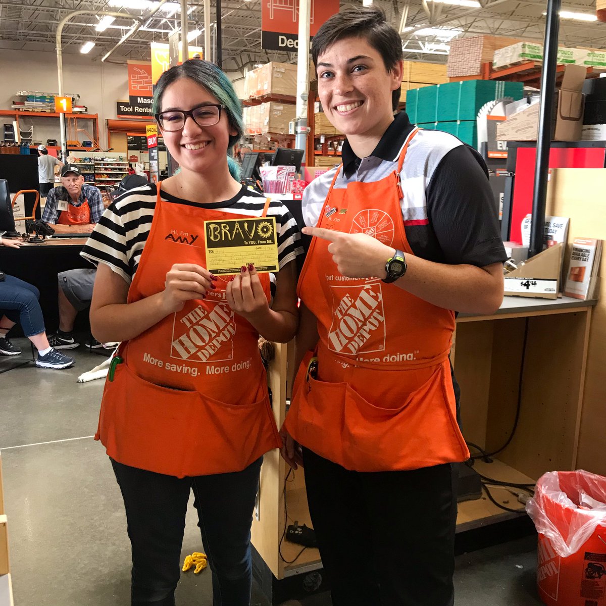 torismithHD's tweet image. Way to go Jicel and Amy! You guys rocked credit this week! Proud of y’all! Keep up the hard work👍🏼👏🏼