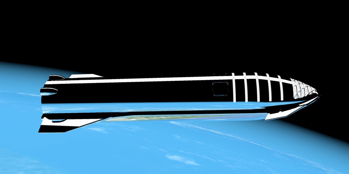 StarshipRenders's tweet photo. 2019 starship design:
 #spaceexplorationtechnologiescorp #starhopper #starship #mars #moon #spacex #elonmusk #fusion360 #cinema4d #animation #science #spaceart #space #rocket #earth #design #interiordesign #scifi @elonmusk @Erdayastronaut https://t.co/IeIHVRq3Pl https://t.co/4fHWWRAZ2V