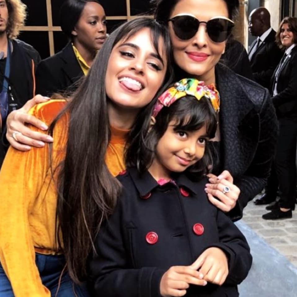Most beautiful #AishwaryaRaiBachchan  with @Camila_Cabello at #ParisFashionWeek for #LOrealPFW 
One of the iconic selfies 
@my_aishwarya ur wish is fulfilled 
@BibaswanM hope u r happy now 
@pinkvilla @bollywood_life @Bollyhungama