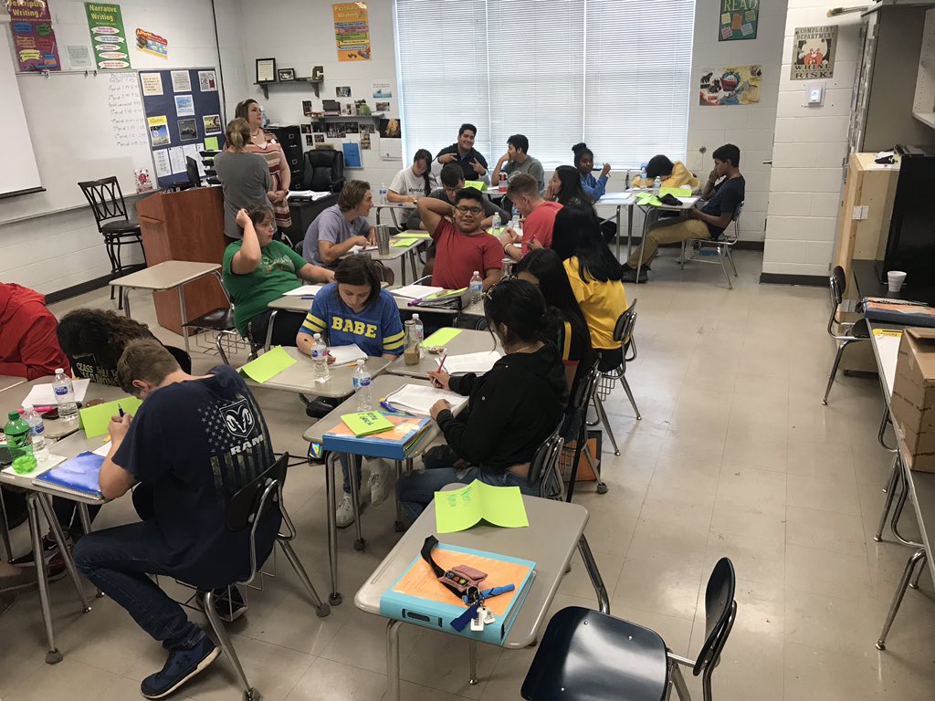 coachjonpeppers's tweet photo. Around 60 Crossville High School students taking 11th Grade AP Language and 12th Grade AP Literature we’re in Saturday session today as part of the A+ College Ready Program. Students were eager to gain more knowledge and get prepared for the AP test and become college ready. https://t.co/CFKkad5YAh