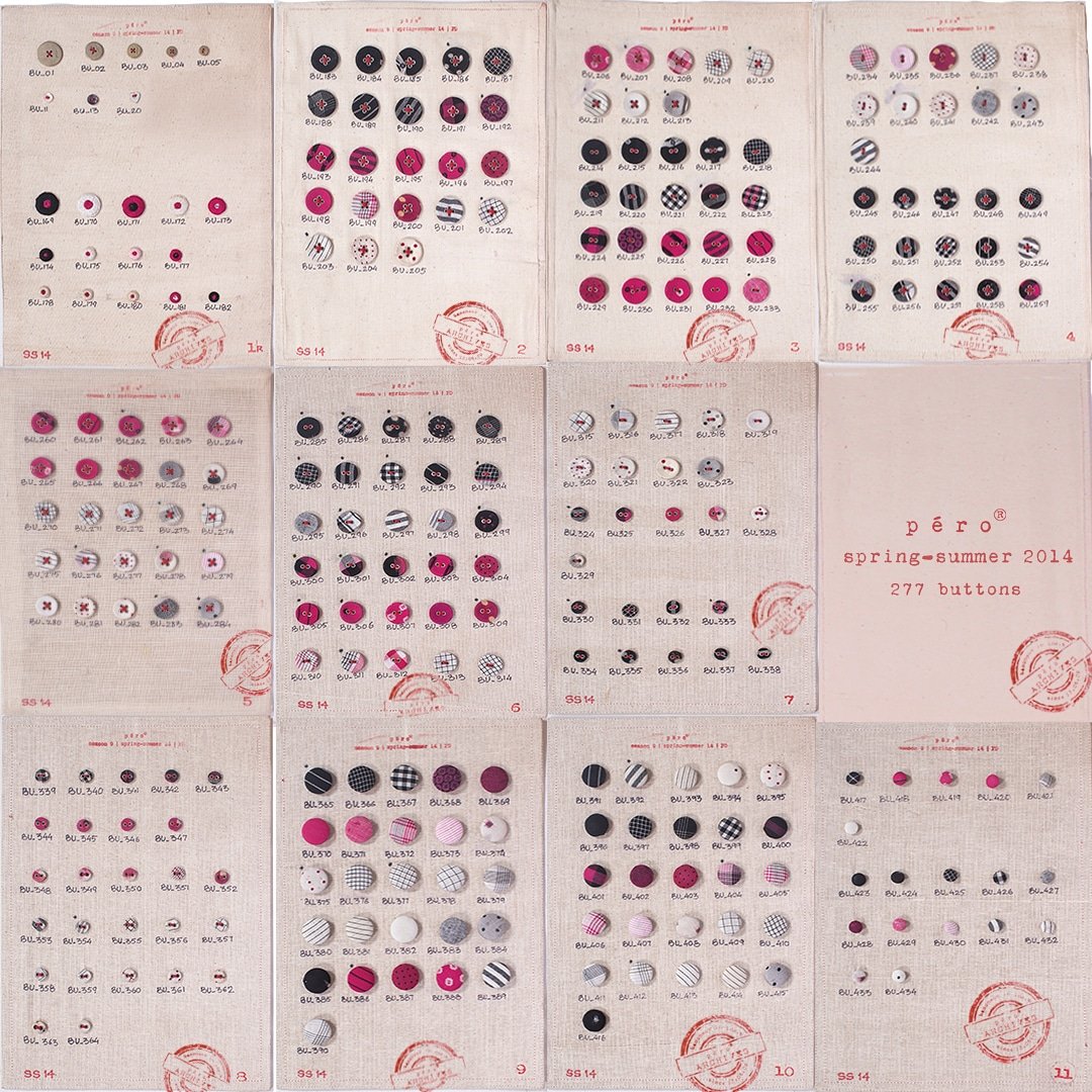 ilovepero's tweet image. Every season we experiment with a new medium for buttons and we have made countless varieties in these 20 seasons. We did the maximum number of button variations for #SS14 where we explored the technique of metal shank buttons.

#10yearsofpero #buttonsofpero #peroarchive