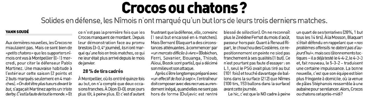 Ligue 1 - Saison 2019-2020 - 8e journée - Nîmes Olympique / AS Saint-Etienne  EFm7jtVWoAERPFg?format=jpg&name=medium