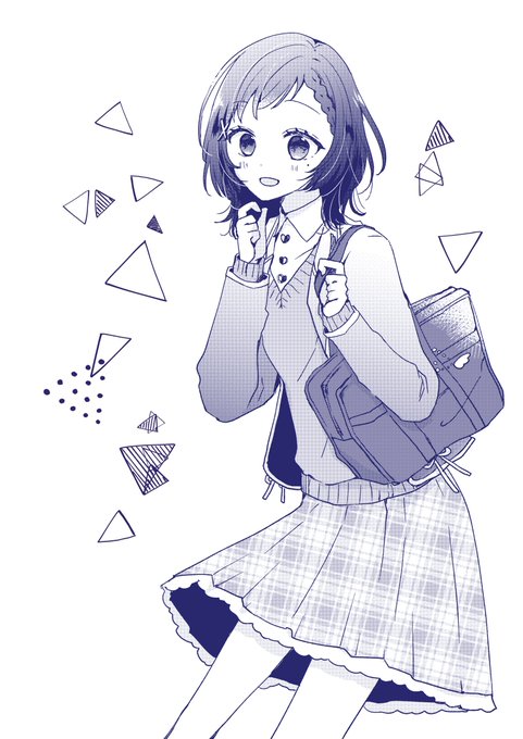 選曲最高だった～かばん持たせたらブレザーのかわいいリボン隠れてしまった…登録者5万にんおめでと～!! #ういはぁーと 
