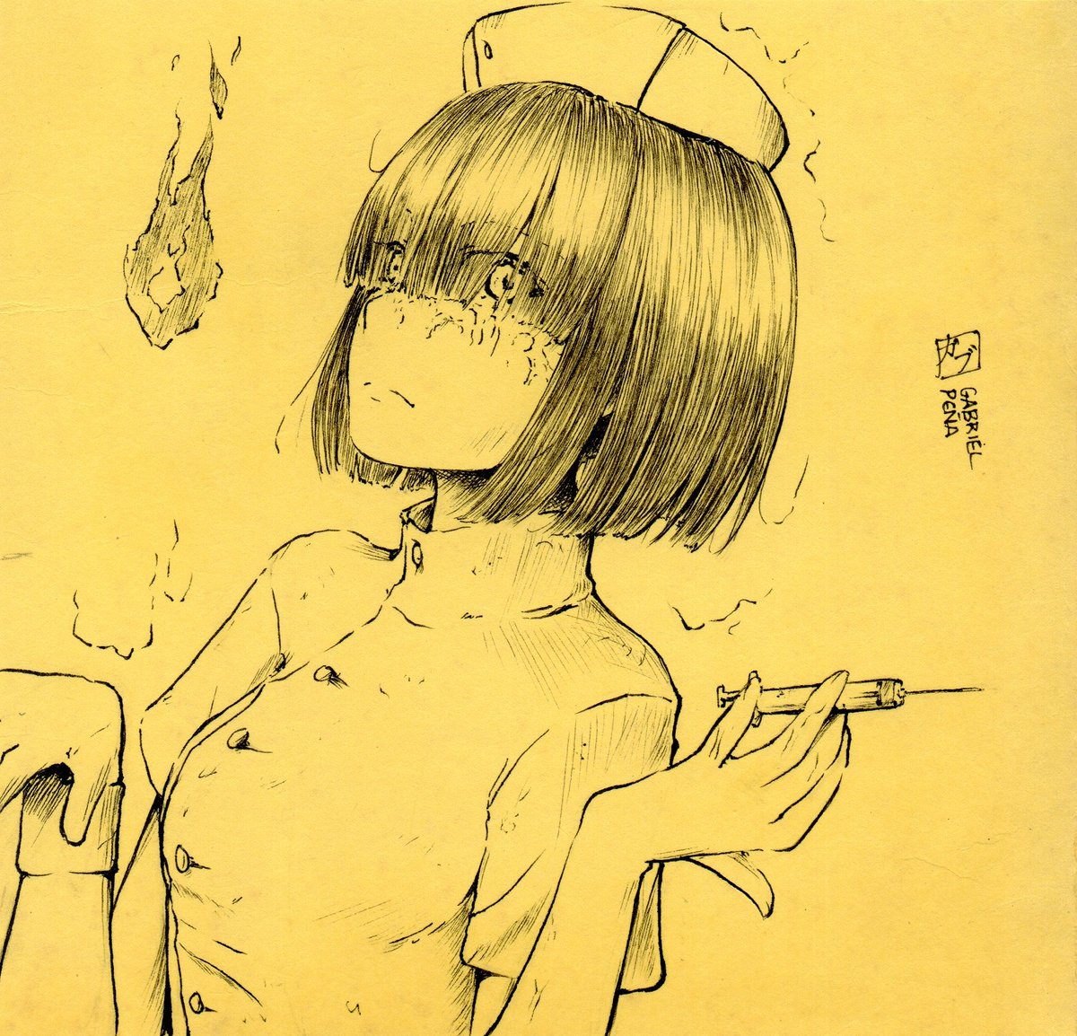 Gabu ガブ على تويتر 幽霊ナース Yuurei Nurse イラスト マンガ オリキャラ おかっぱ 幽霊 漫画家志望 女の子のイラストだけで興味を持ってくれる方へ届け Illustration Oc Manga Japanesehorror T Co Qsaxyjsfbe