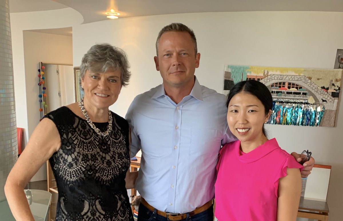becca4TX121's tweet photo. Reunited with @KimOlsonTx and @stevekling this afternoon. After building the foundation for TX Dems to run and win in #2020, these 2 patriots are continuing to lead the charge in Texas. Let’s turn Texas blue, y’all! #txlege #kimforcongress #TX121 @BexarBlue @texasdemocrats https://t.co/Iw0TDazjJN