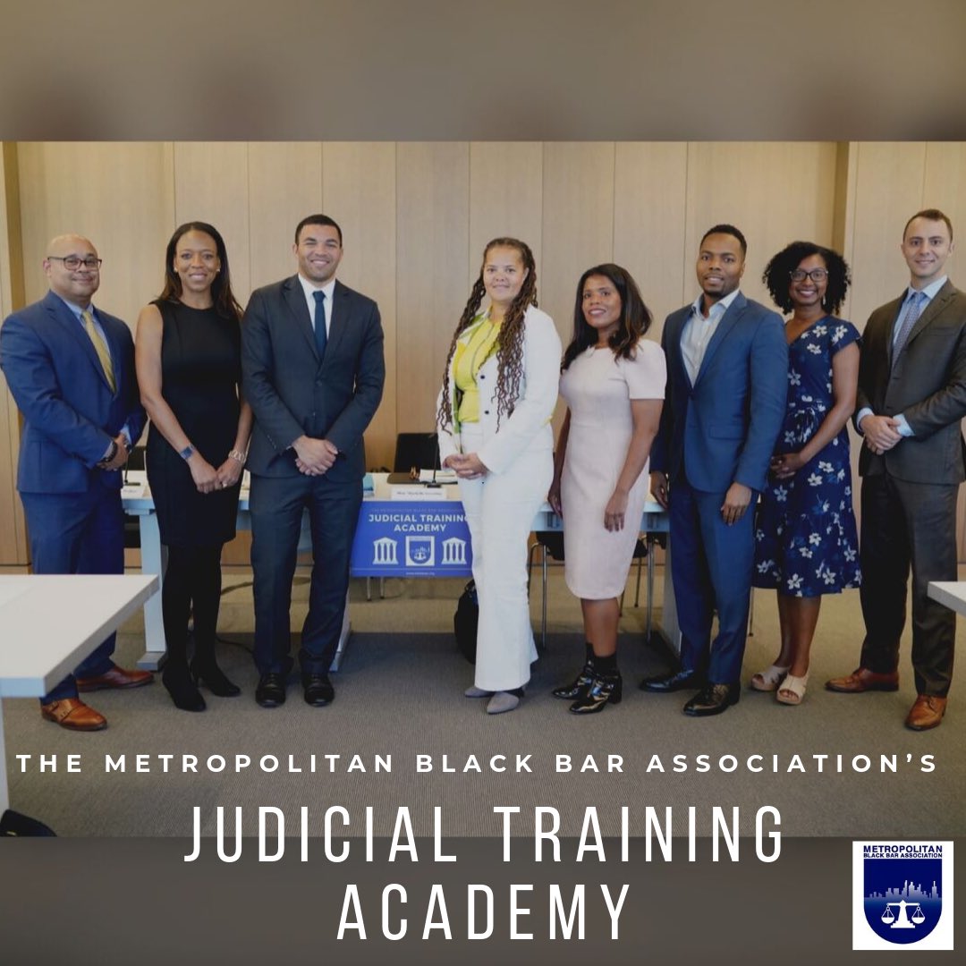MBBANYC's tweet photo. Today was the first day of the @MBBANYC 's Judicial Training Academy where we'll be preparing the next generation of judges for opportunities to join the bench.
#MBBALearns #DreamBIGDreams #IamASolution #MBBA #Diversity https://t.co/89J4Fwxx08