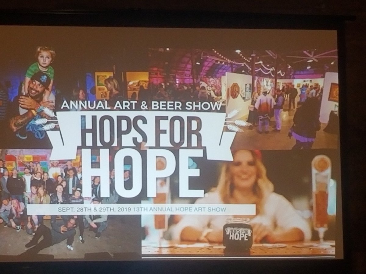 BadAllikat's tweet photo. "Creative industries create jobs" couldn't have said it better myself @HopeCampaign. What a gorgeous event tonight! #HopsforHope https://t.co/300WzRzAX4