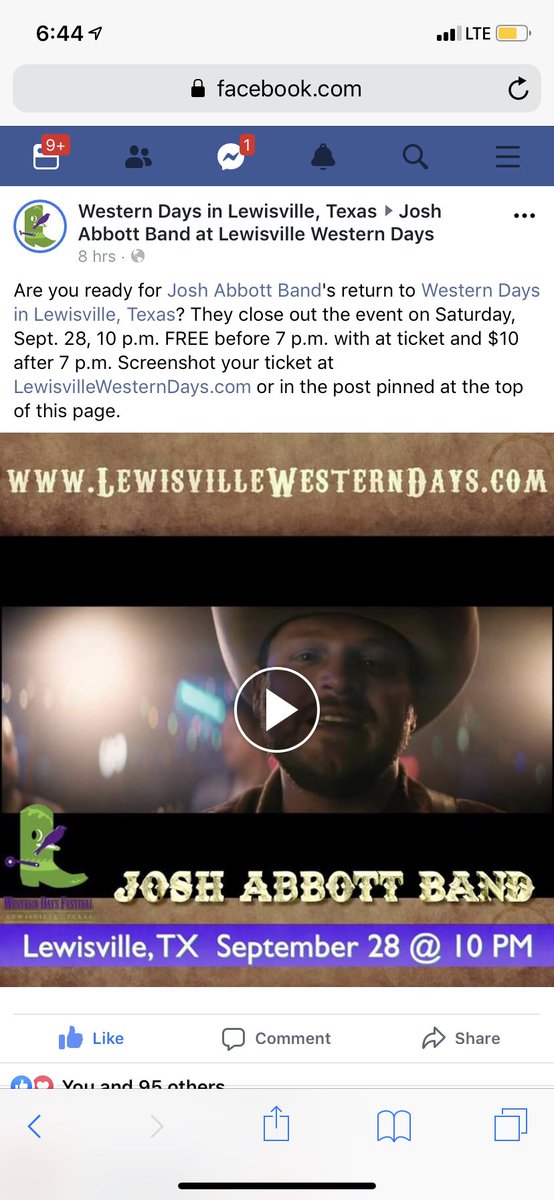 BeckyDarling555's tweet photo. Josh Abbot, have you come to your senses?!! πΆ Weβre waiting for your serenade promise at a particular wedding! ππ°πΌπ€΅πΌ @joshabbottband @theconnectedk @HawkeyeOnAir @963kscs #JoshAbbottBand #ShesLikeTexas #ConnectedK https://t.co/xV7BkC813E