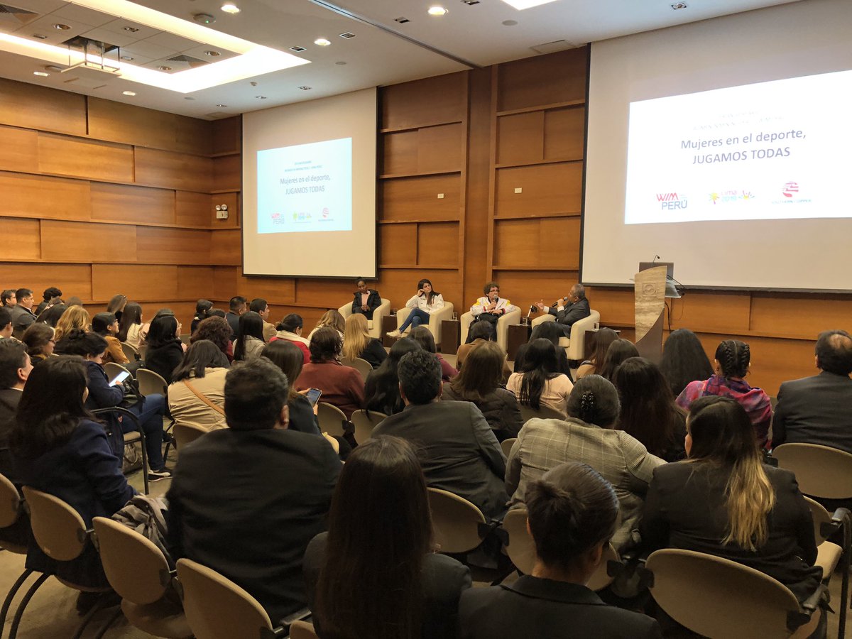 wim_peru's tweet photo. Panel Mujeres en el Deporte, Jugamos Todad! fue - sin duda- inspirador. Gracias @PaolaMautino @MaferSurf, Teressa Chiappo y Rafael Rojas #Sermemorables https://t.co/YNryNhmo7I