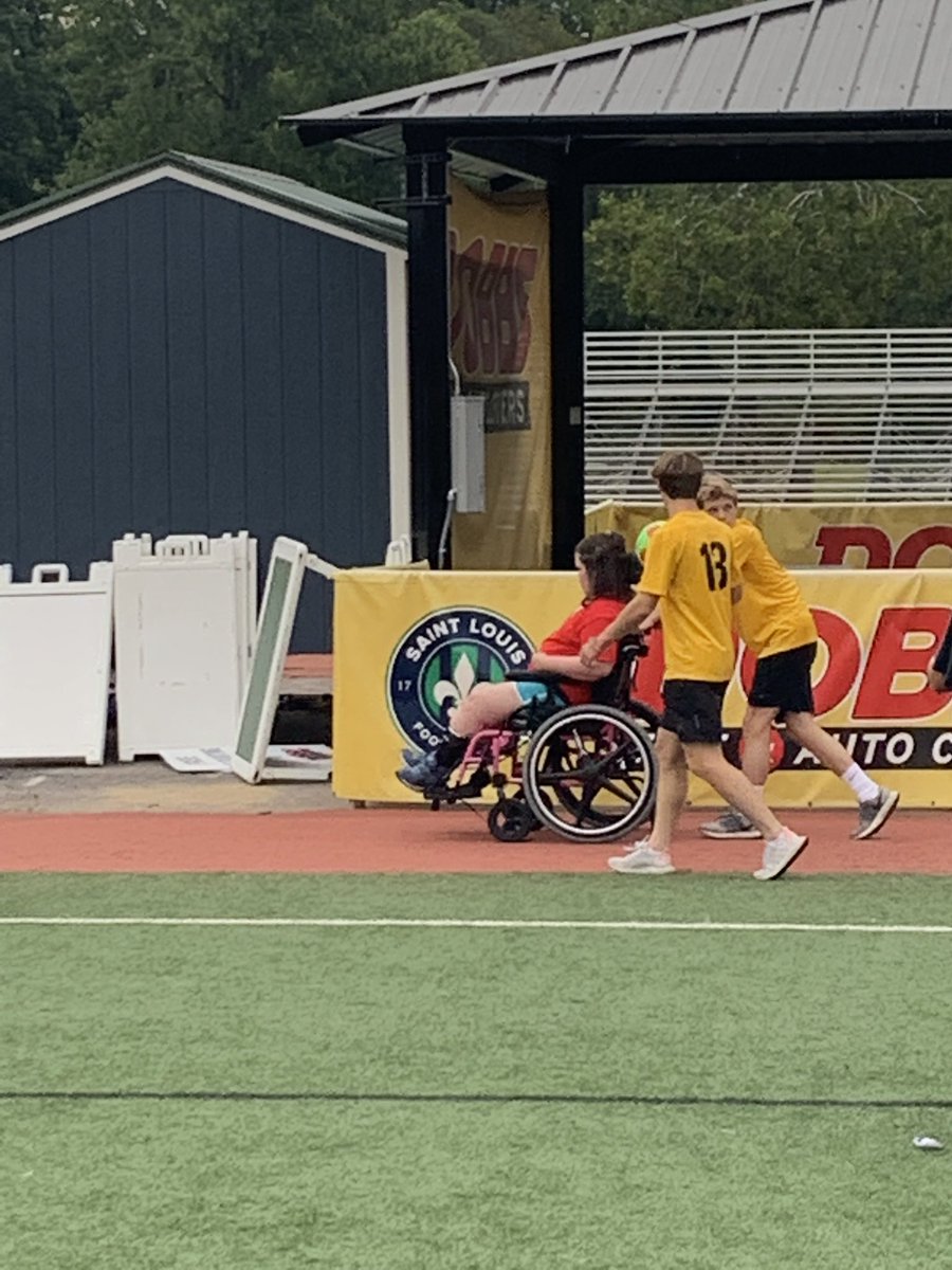 Always More than the game. Soccer volunteers at SPENSA Saturday morning and met some new friends along the way <a href="/vianneygriffins/">Vianney Griffins</a>