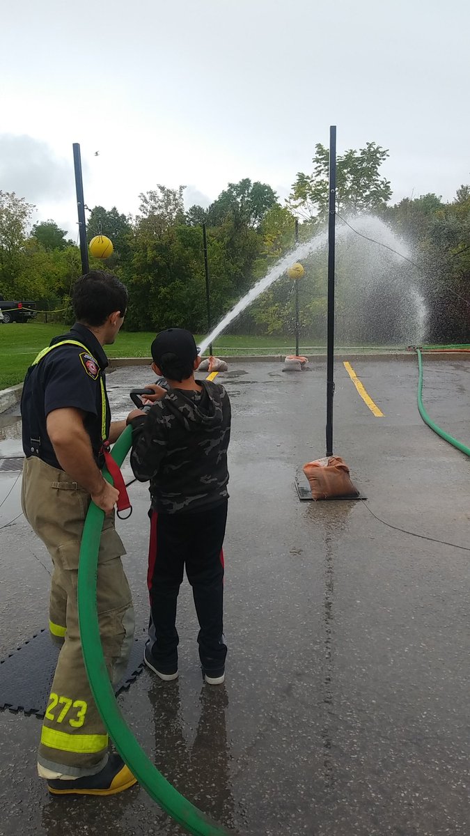 mattmindsplat's tweet image. Firefighter try-outs @CentralYorkFire open house in #Newmarket. A good time despite the rain