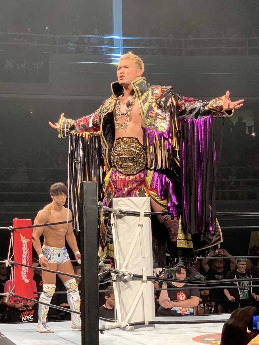 TheQueenofNE's tweet photo. I love NJPW #njpwFS #QueenAndPupTakeNYC #Camera1 https://t.co/OuuEAePYrP