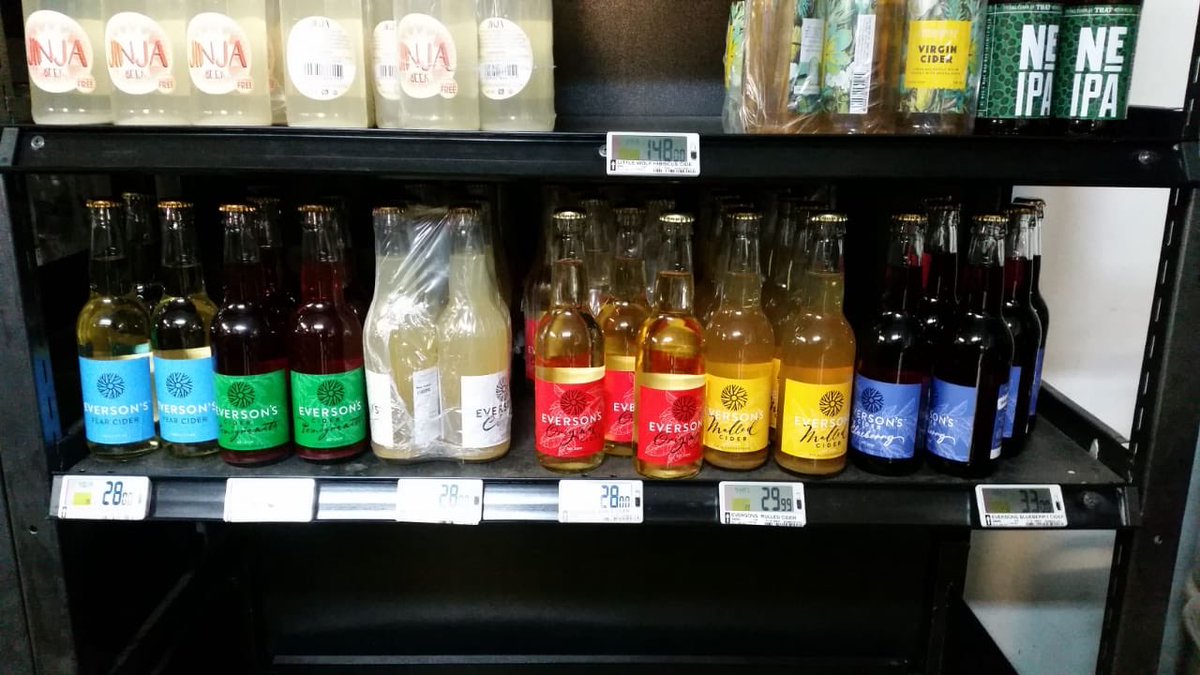 KZN customers , Tops Spar Hillcrest now stock the full range of Everson’s Cider !