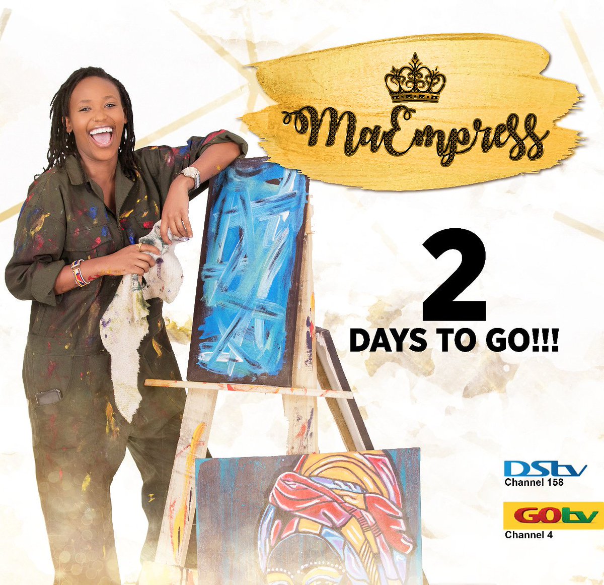 Philittv's tweet photo. 2 Days To Go π₯
1st October from 7 :30pm on @maishamagiceast
@GOtvKenya channel 4 @DStv_Kenya channel 158
#PhilitTV #MMEAST #MaishaMagicEast #MaEmpress https://t.co/hq7UKhXcpX
