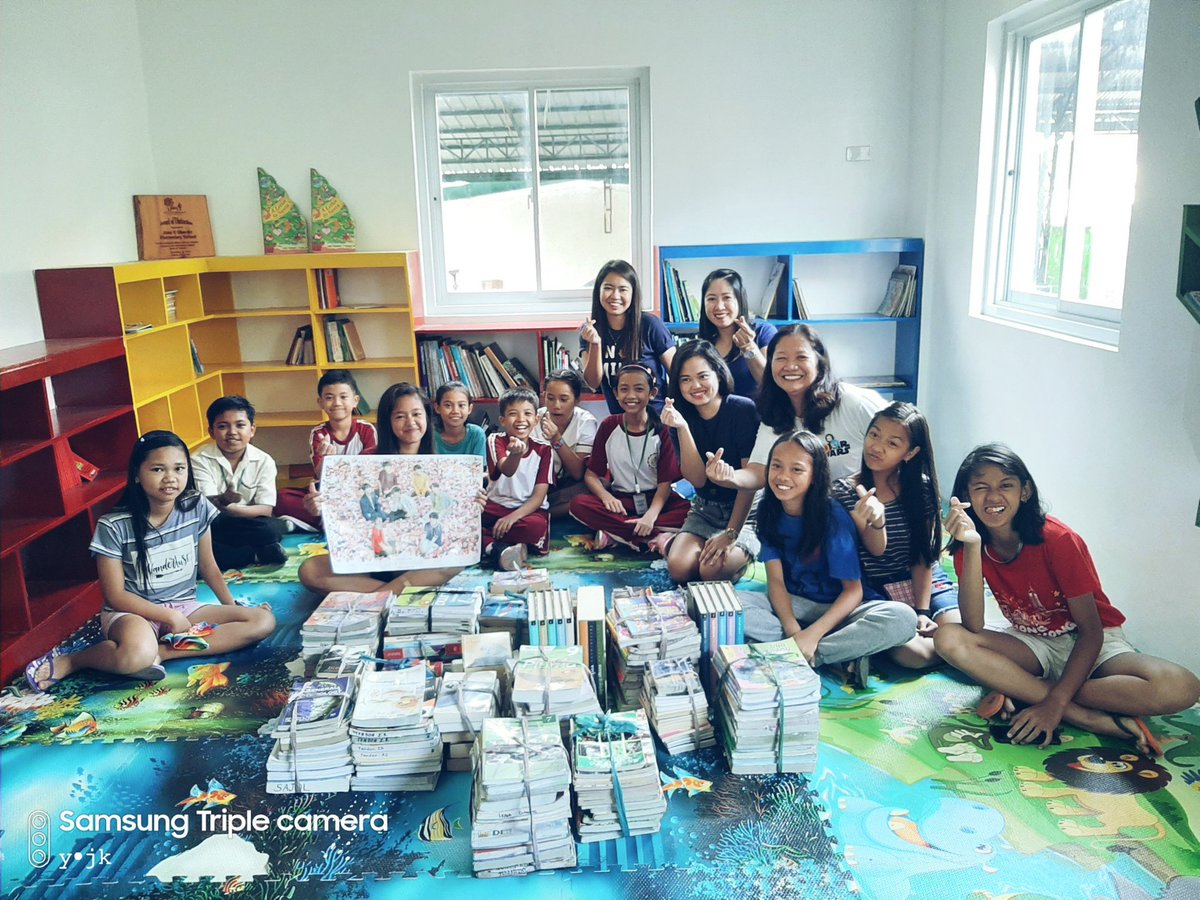 ARMYofLipa's tweet photo. Hello LIPA ARMYs! Our #RMPHBookDrive was a success! Yesterday we presented the books to Jose K. Obando Memorial School LFL. Thank you to Ms. Rose @rose_kalalo for the warm welcome. She's also an ARMY! 😍

THANK YOU @SOLID_RM @RAPMON_PH
for choosing us to be part of the project! https://t.co/PN5luTGyx3