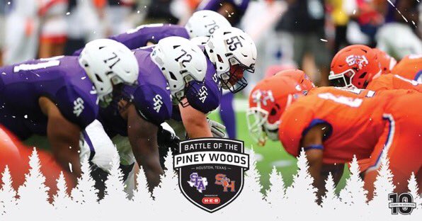 BOTPW's tweet photo. The stage is set and both @SFA_Football and @BearkatsFB are coming into Houston next Saturday after big road wins.  DON’T MISS OUT!  Tickets now to be a part of the rivalry at https://t.co/zIaiiv8eT5 https://t.co/SjiSQ7MpfC